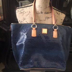 Blue Snake skin Dooney & Bourke Handbag